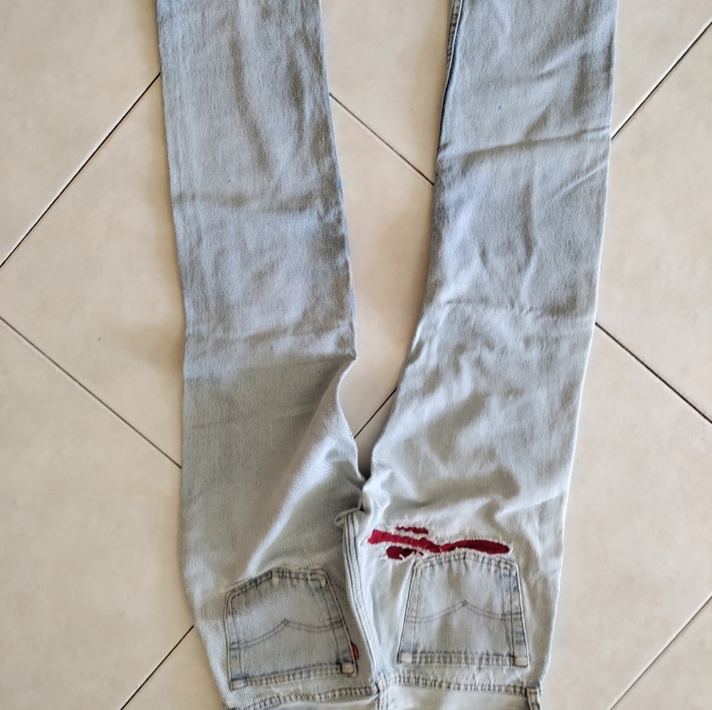 Vintage 501 button fly Levi's. Patched them up over the years!